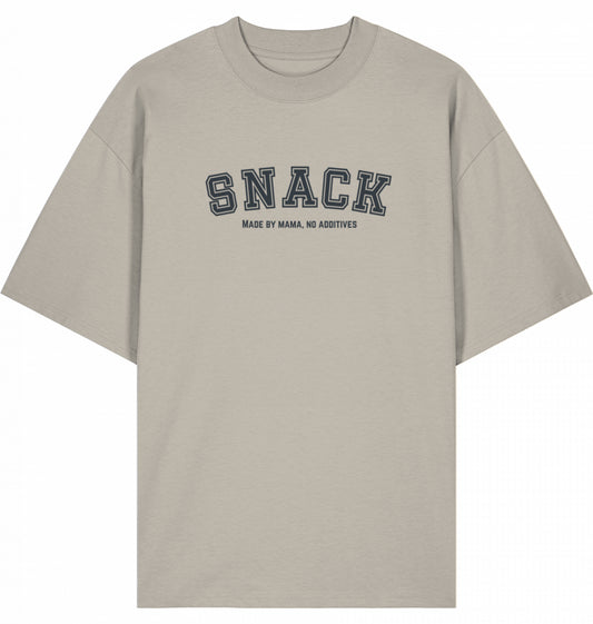 Snack Shirt – Made by Mama, No Additives (Stone)
