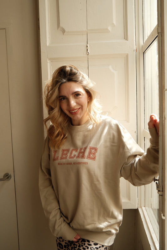 Leche Sweater – Made by Mama, No Additives – Beige