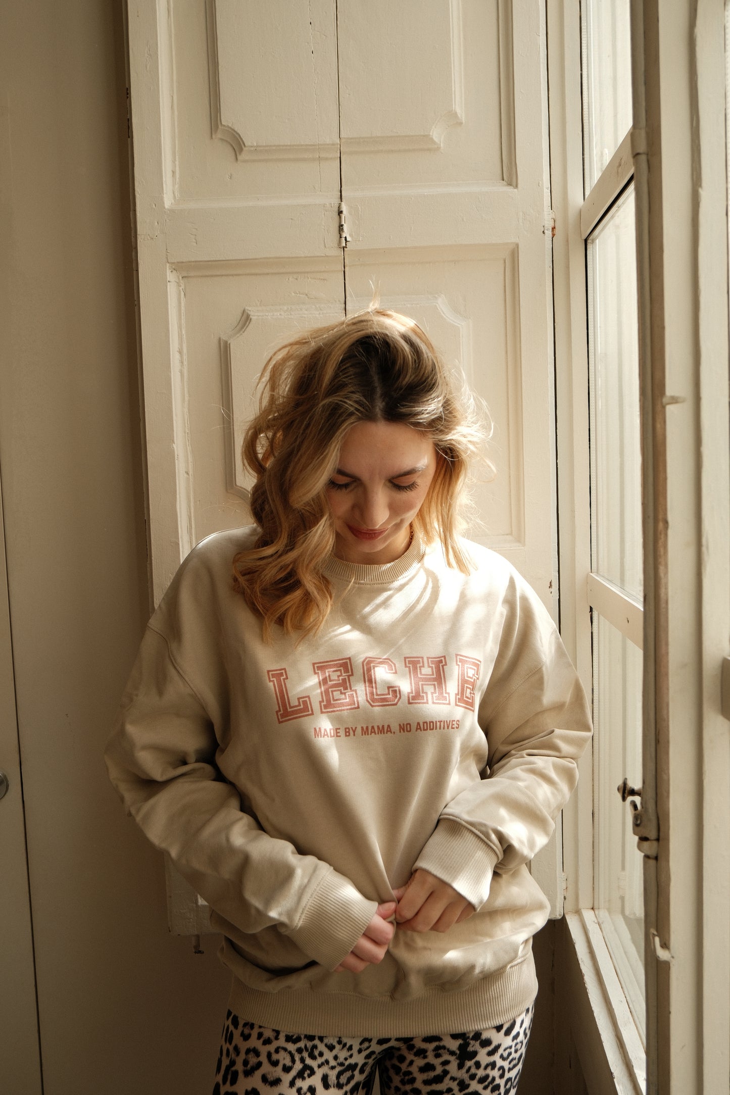 Leche Sweater – Made by Mama, No Additives – Beige