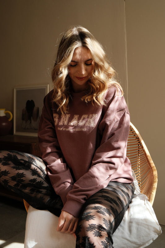 Snack Sweater – Made by Mama, No Additives – Mauve