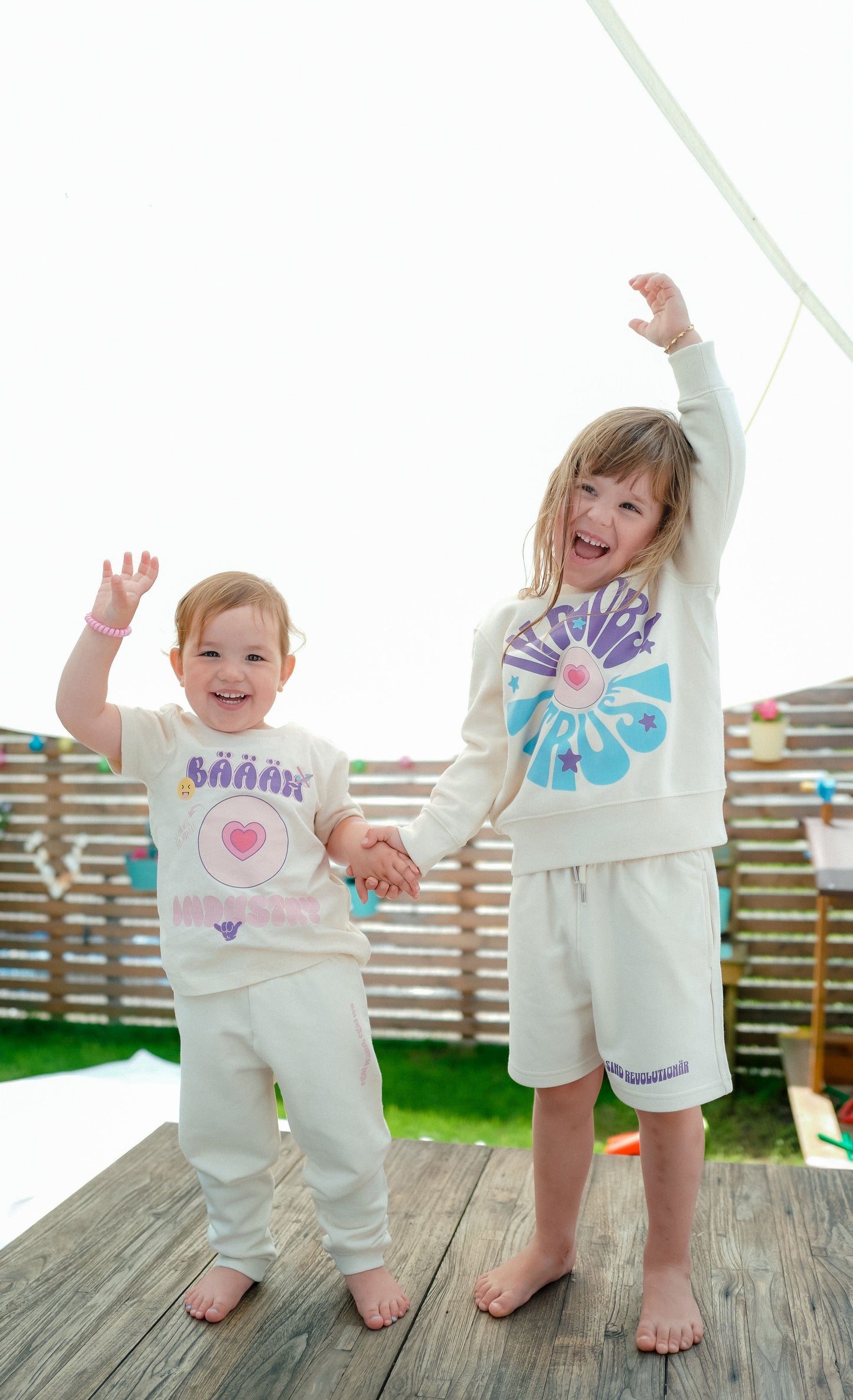 Kids Pulli - In Boobs I trust - lila/blau