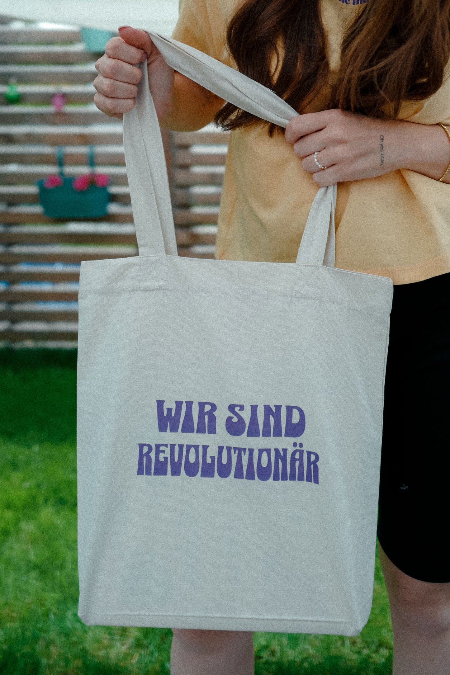 Eco Bag - blau/lila
