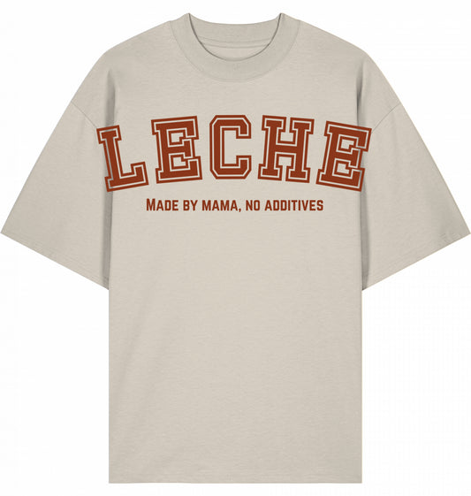 Leche - Shirt Cream - Druck Rot