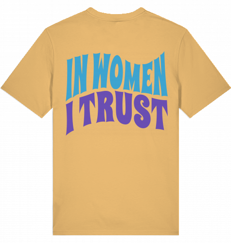 Shirt Men - In women i trust -gelb