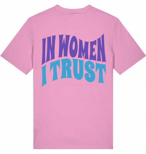 Shirt Men - In women i trust - rosa