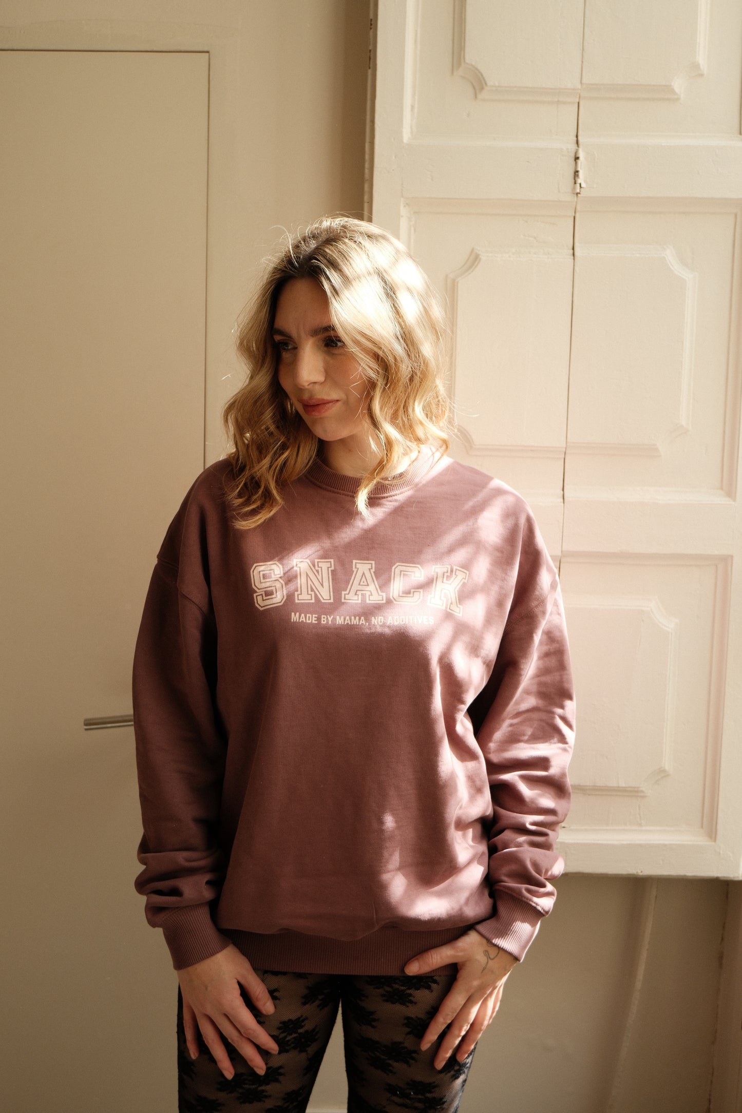 Snack Sweater – Made by Mama, No Additives – Mauve
