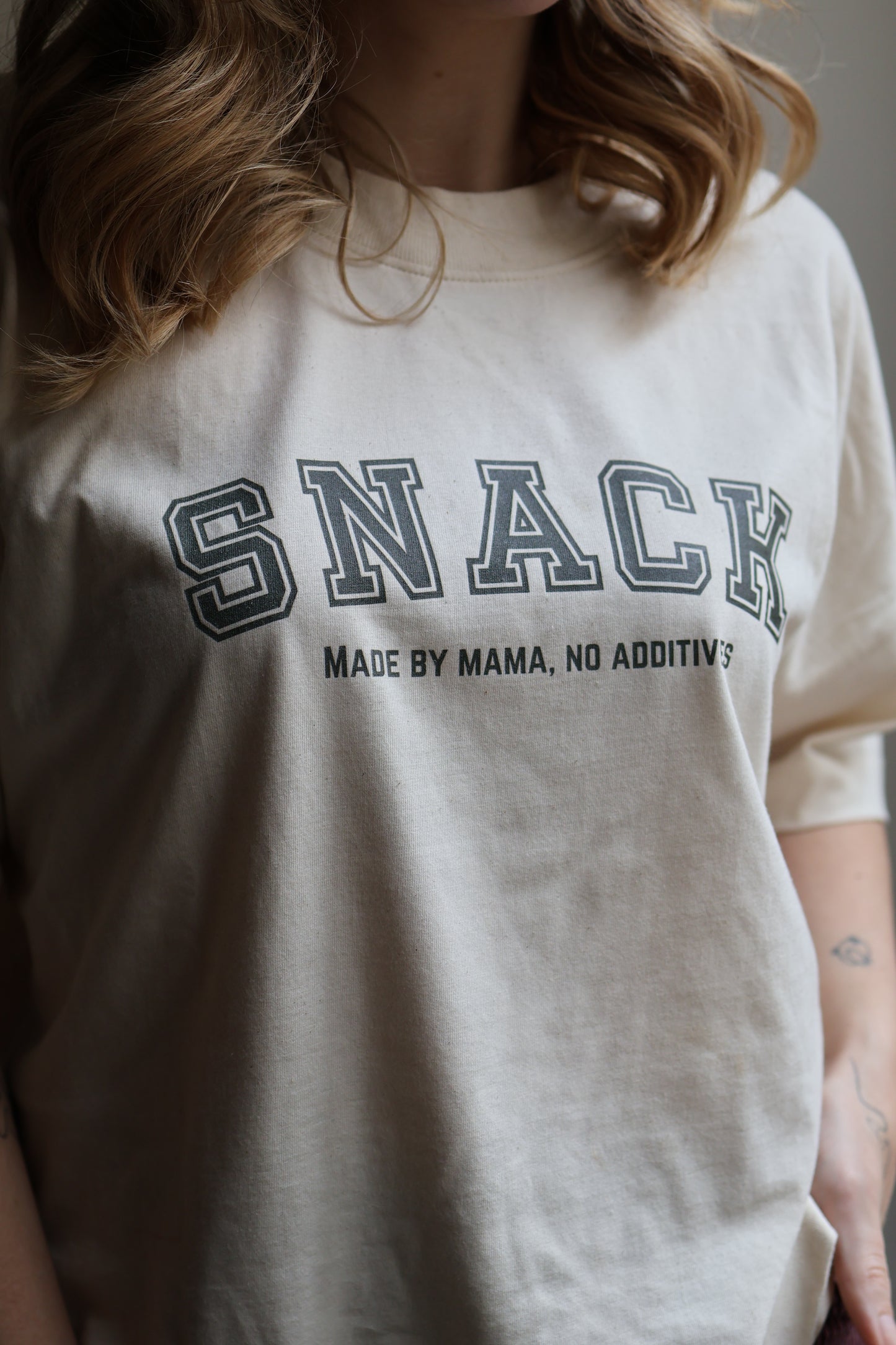 Snack - Shirt Beige - Grün