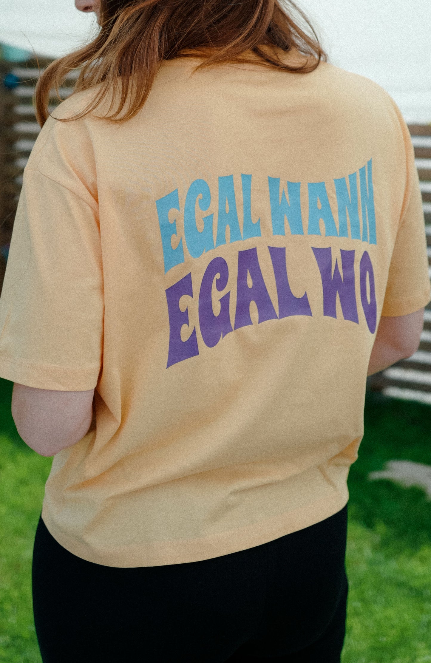 Shirt Women - Egal wann, egal wo - Gelb