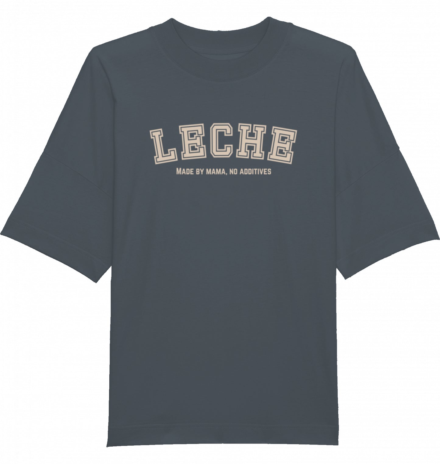 LECHE - Shirt Grey - Beige