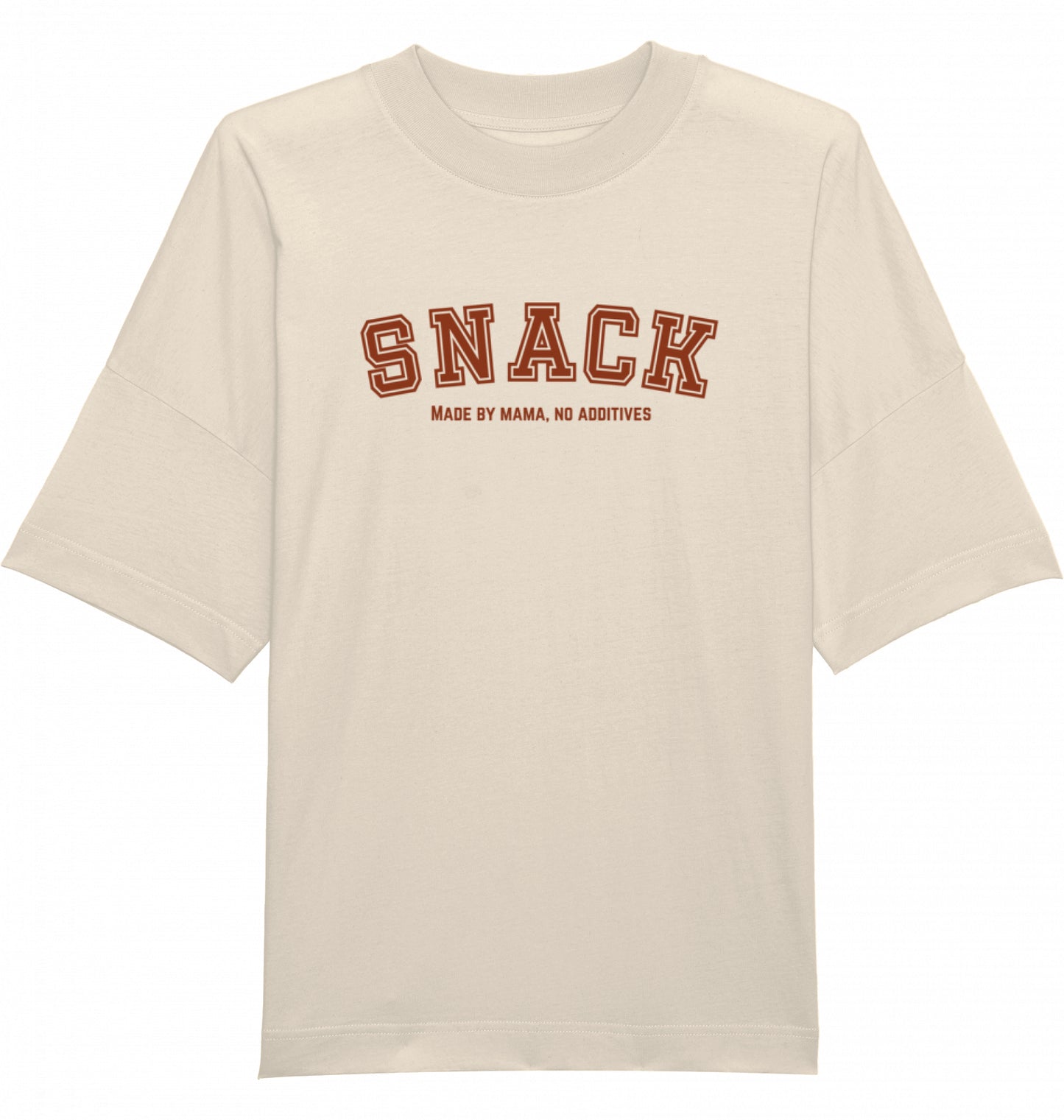 SNACK - Shirt Beige - Rot