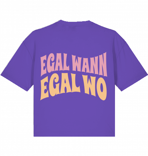 Shirt Women - Egal wann, egal wo - Lila